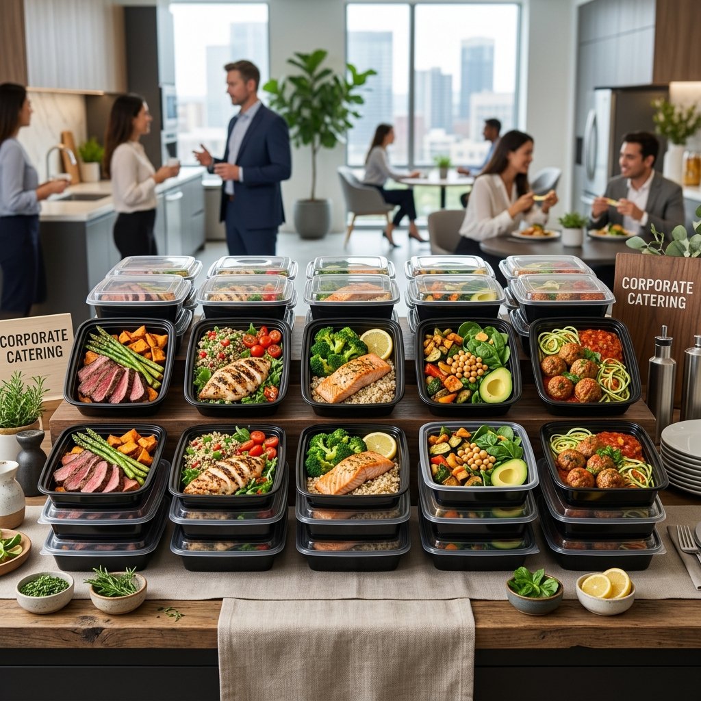 Marmitas fitness e corporativas do Espaço Gourmet Boa Boa — entrega para empresas em Londrina